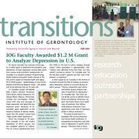 Cover of Transitions Fall 2009 newsletter.